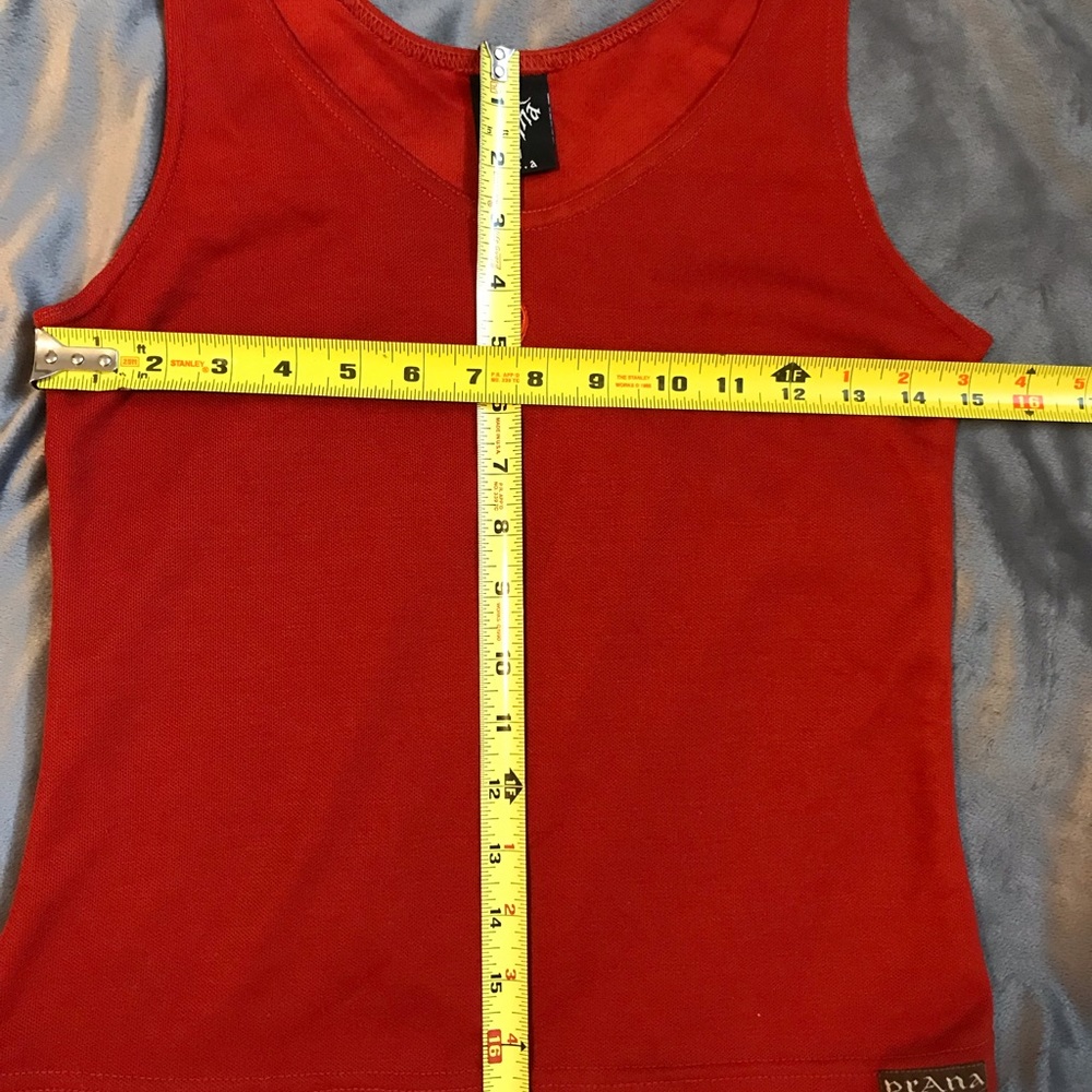 ❤️ PrAna top. Rusty orange-red color. Size M. - Picture 3 of 7